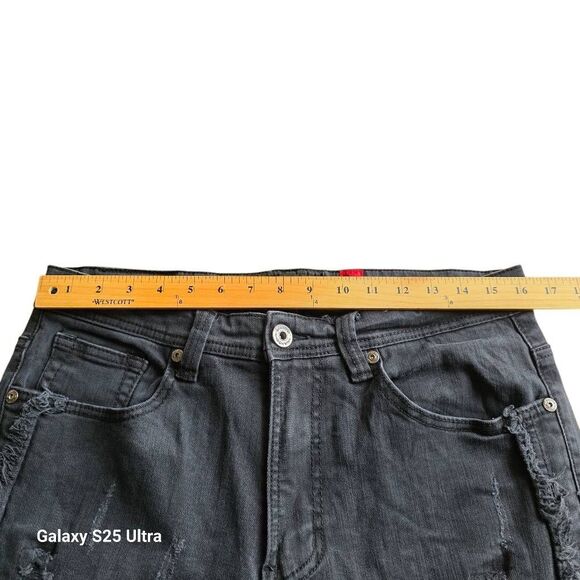 Makobi mens Sz 34X36 black Gianos stacked jeans - Picture 5 of 9